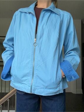 Vintage Light Blue Utility Jacket